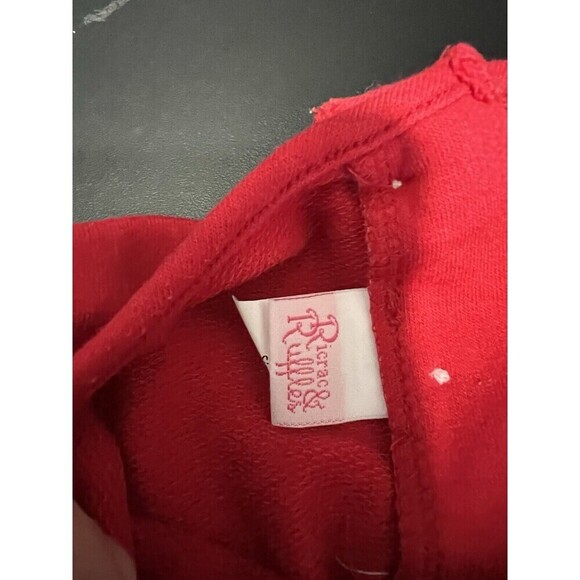 3 Girl’s Dresses Size 3T Toddler Ricrac & Ruffles Embroidered Christmas - Picture 12 of 13